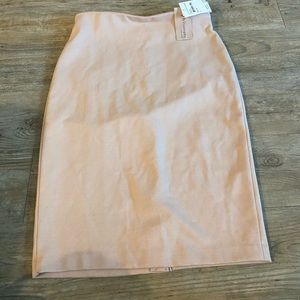 Light pink pencil skirt